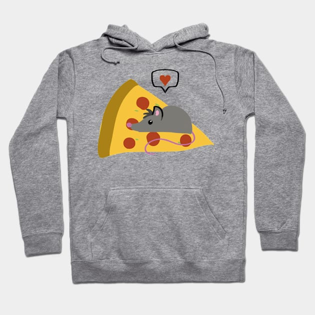 Pizza rat Hoodie by Joyouscrook